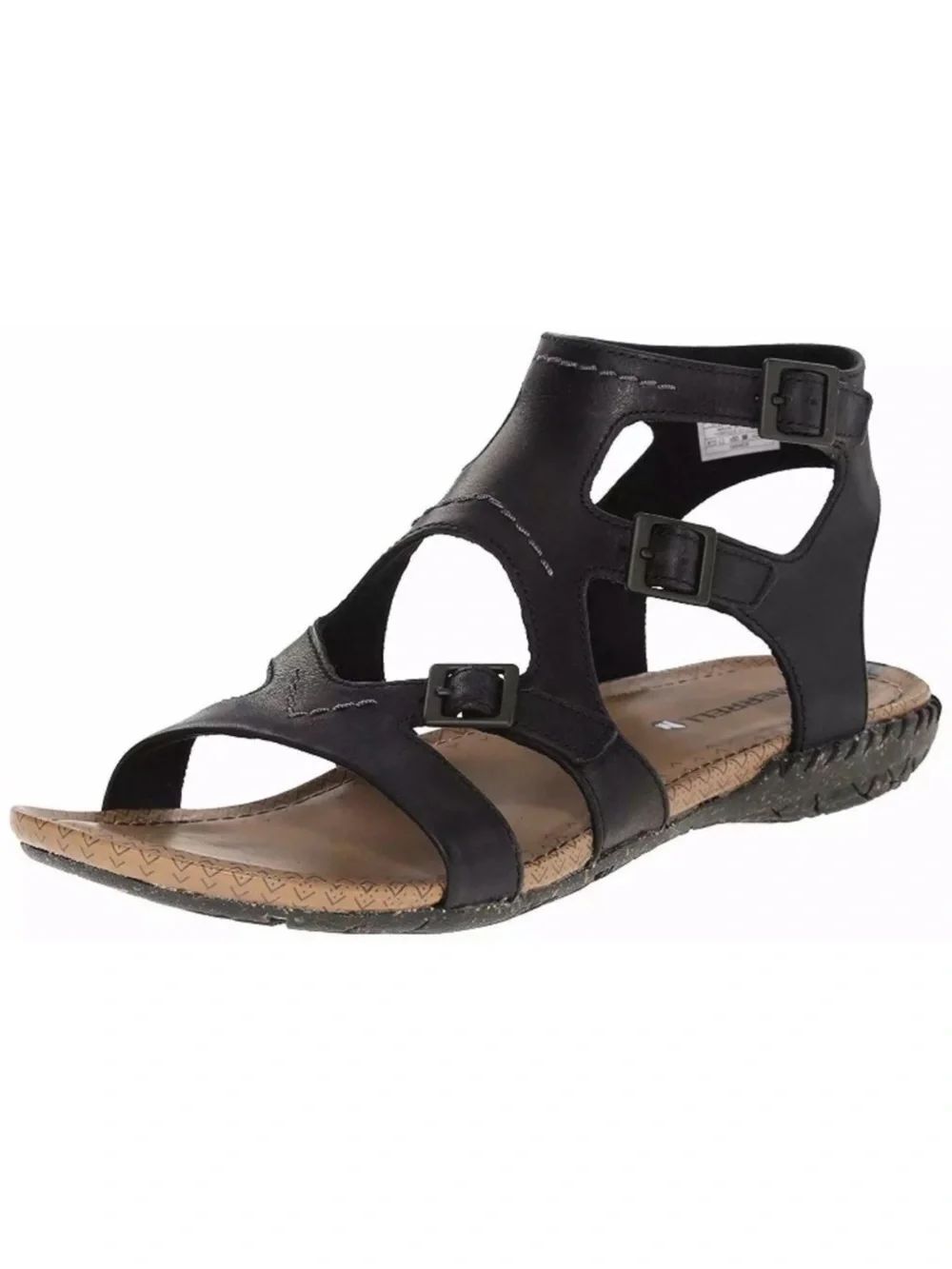 Merrell Whisper Buckle Gladiator Black Sandals Women’s Size 6